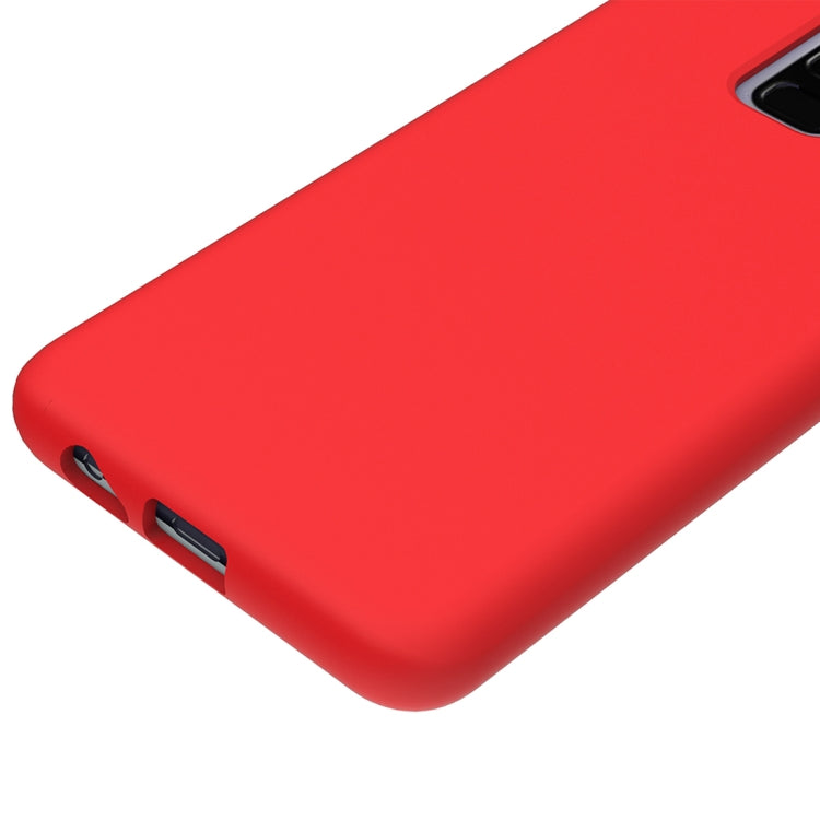 Solid Color Liquid Silicone Dropproof Protective Case for Samsung Galaxy A8 (2018)