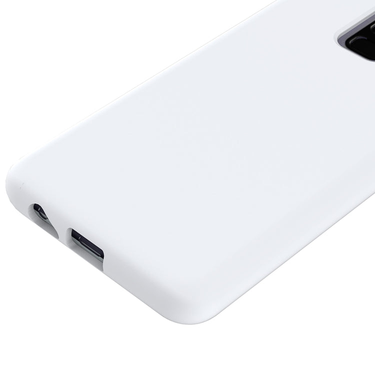 Solid Color Liquid Silicone Dropproof Protective Case for Samsung Galaxy A8 (2018)