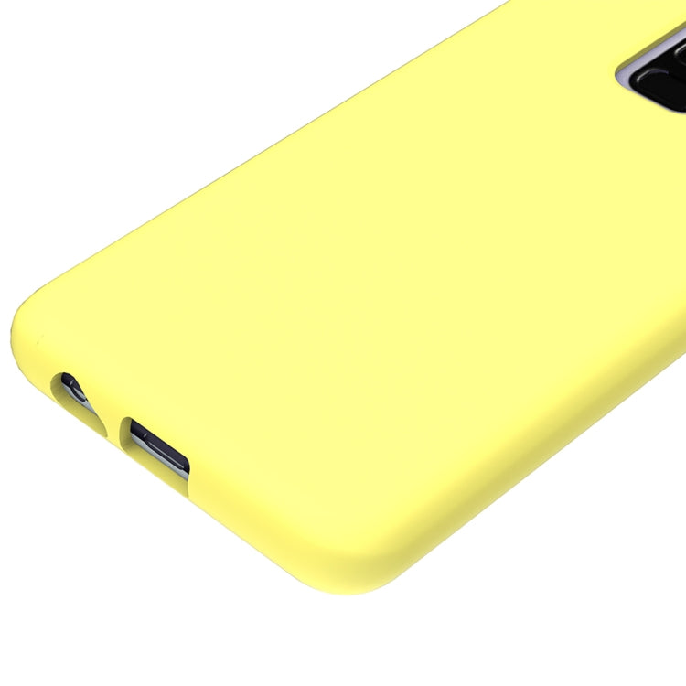 Solid Color Liquid Silicone Dropproof Protective Case for Samsung Galaxy A8 (2018)