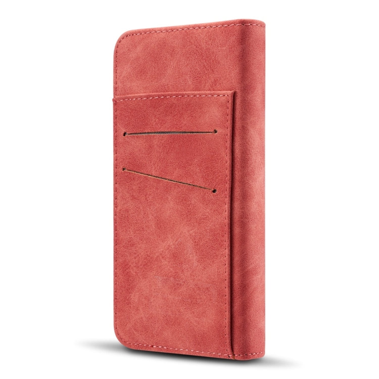 Retro Magnetic Detachable Horizontal Flip Leather Case for Galaxy S10, with Card Slots & Wallet & Photo Frame