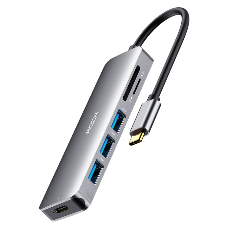 Rock Type-C to USB3+TF SD+PD Adapter Cable