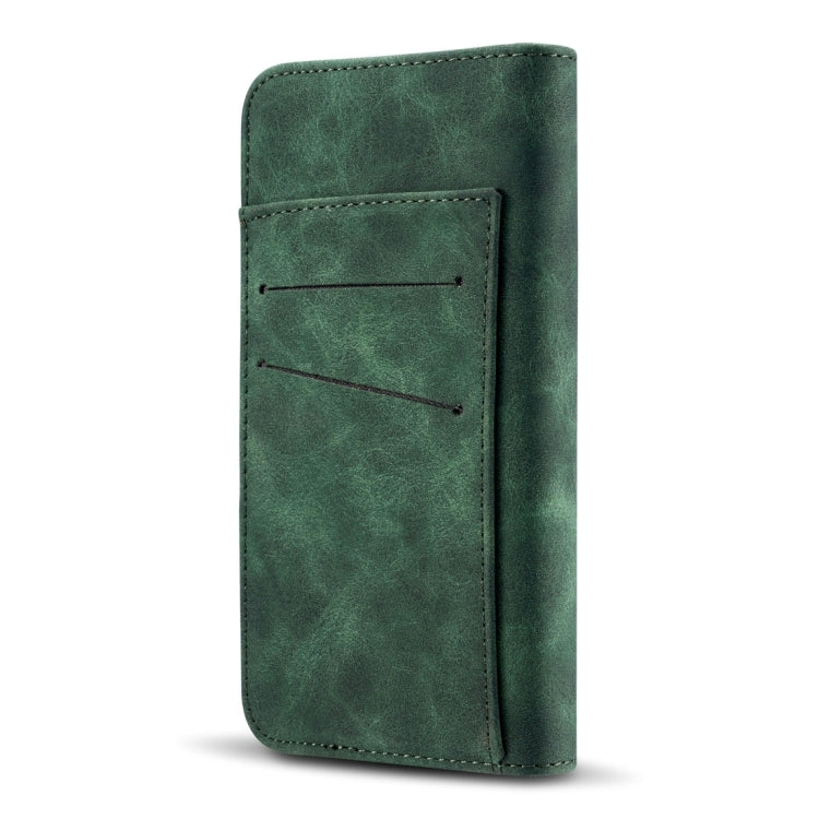 For Galaxy S8 Retro Magnetic Horizontal Flip Leather Case with Card Slots & Wallet & Photo Frame & Detachable Back Cover