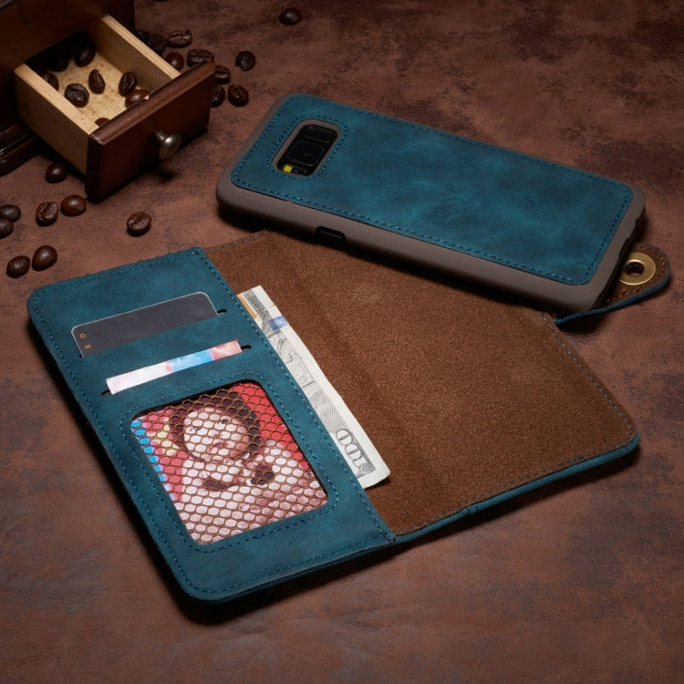 For Galaxy S8 + / G9550 Retro Magnetic Horizontal Flip Leather Case with Card Slots & Wallet & Photo Frame & Detachable Back Cover
