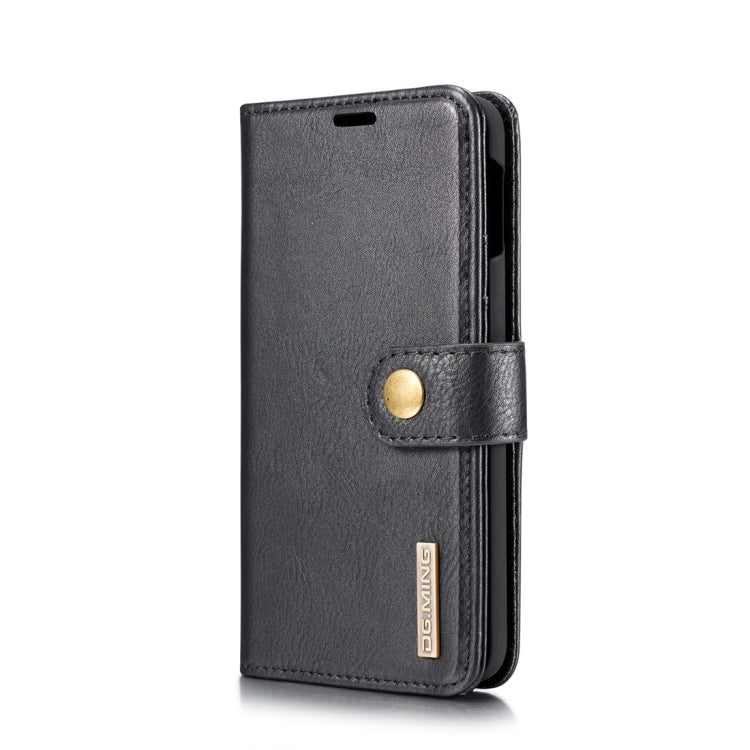 DG.MING Crazy Horse Texture Flip Detachable Magnetic Leather Case for Samsung Galaxy S10 E, with Holder & Card Slots & Wallet