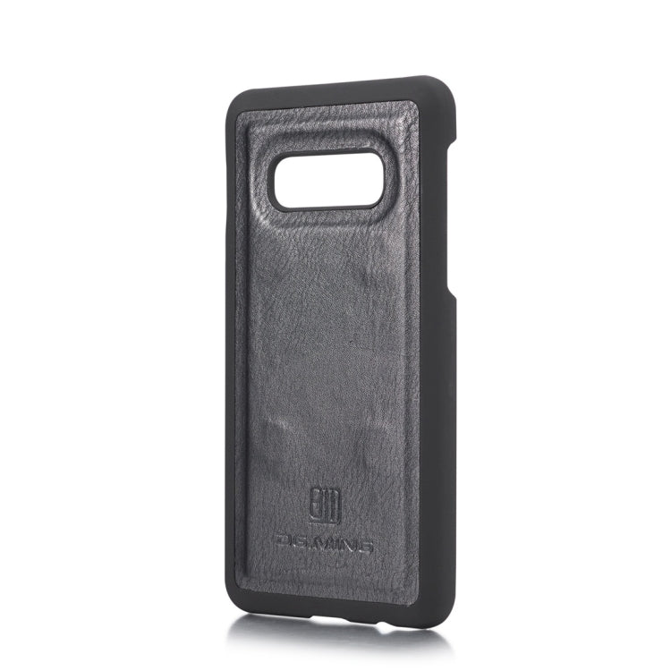 DG.MING Crazy Horse Texture Flip Detachable Magnetic Leather Case for Samsung Galaxy S10 E, with Holder & Card Slots & Wallet