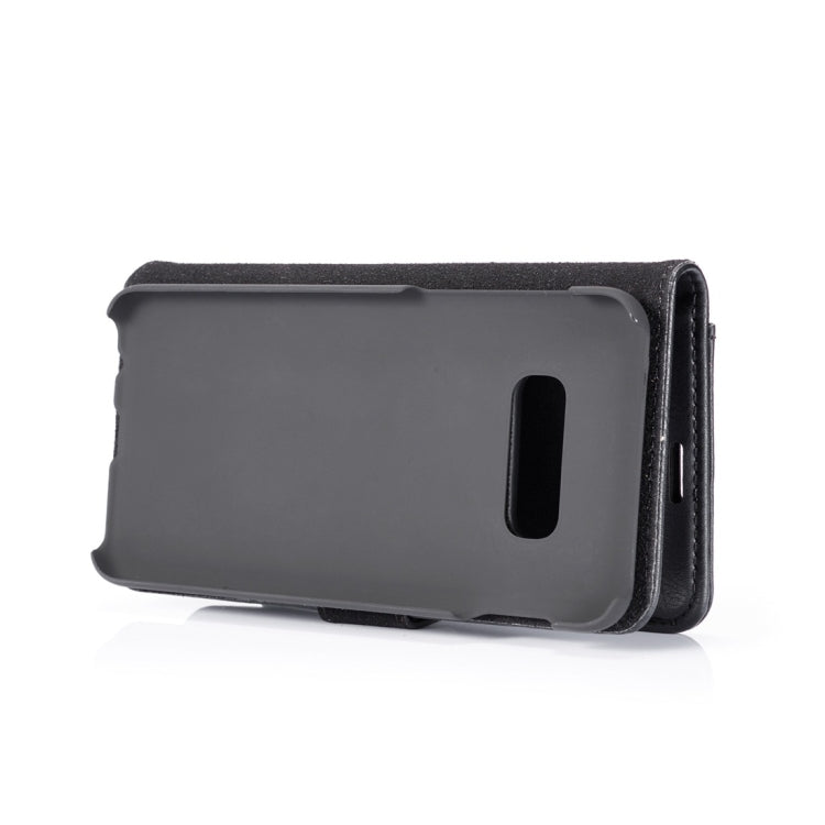 DG.MING Crazy Horse Texture Flip Detachable Magnetic Leather Case for Samsung Galaxy S10 E, with Holder & Card Slots & Wallet