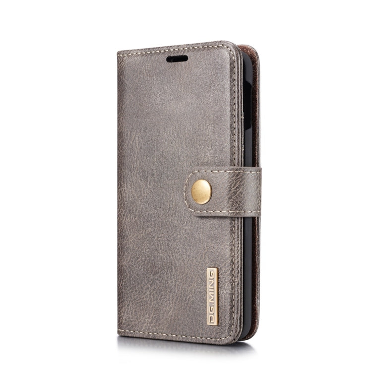 DG.MING Crazy Horse Texture Flip Detachable Magnetic Leather Case for Samsung Galaxy S10 E, with Holder & Card Slots & Wallet