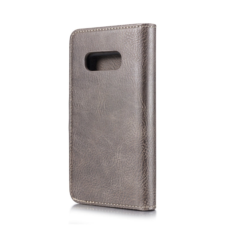 DG.MING Crazy Horse Texture Flip Detachable Magnetic Leather Case for Samsung Galaxy S10 E, with Holder & Card Slots & Wallet