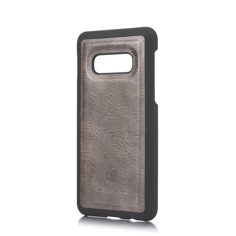 DG.MING Crazy Horse Texture Flip Detachable Magnetic Leather Case for Samsung Galaxy S10 E, with Holder & Card Slots & Wallet