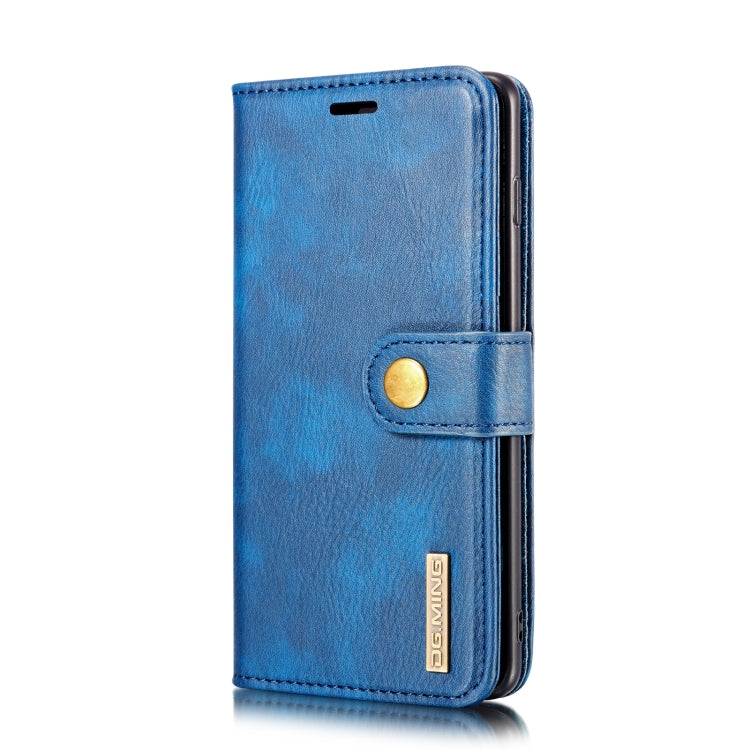 DG.MING Crazy Horse Texture Flip Detachable Magnetic Leather Case for Samsung Galaxy S10 E, with Holder & Card Slots & Wallet
