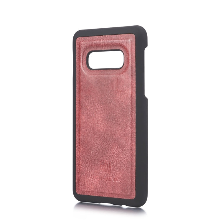 DG.MING Crazy Horse Texture Flip Detachable Magnetic Leather Case for Samsung Galaxy S10 E, with Holder & Card Slots & Wallet