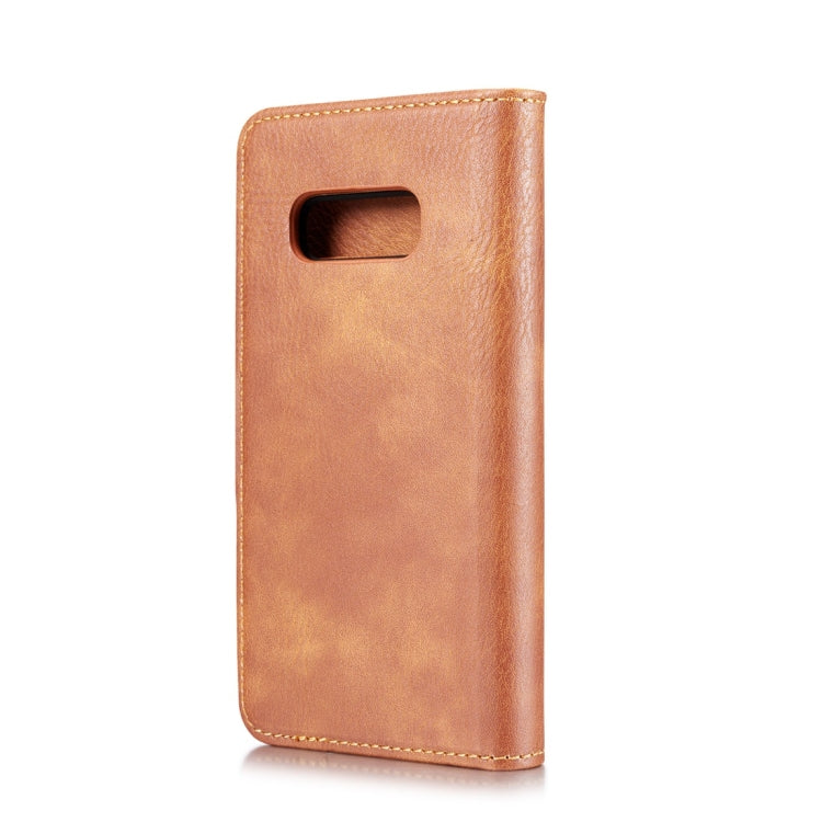DG.MING Crazy Horse Texture Flip Detachable Magnetic Leather Case for Samsung Galaxy S10 E, with Holder & Card Slots & Wallet
