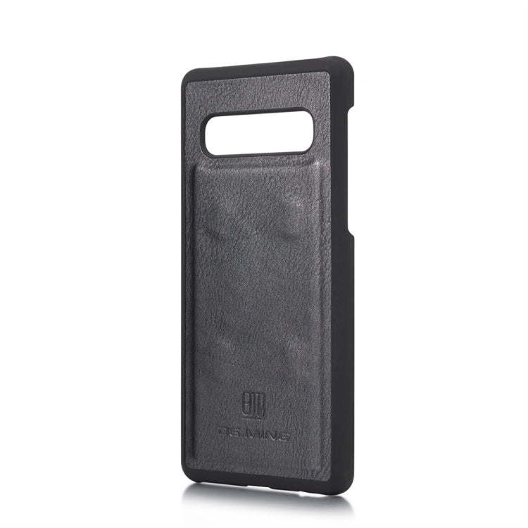 DG.MING Crazy Horse Texture Flip Detachable Magnetic Leather Case for Samsung Galaxy S10 Plus, with Holder & Card Slots & Wallet