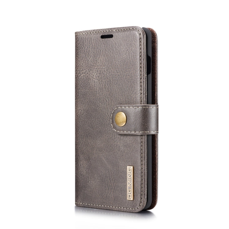 DG.MING Crazy Horse Texture Flip Detachable Magnetic Leather Case for Samsung Galaxy S10 Plus, with Holder & Card Slots & Wallet