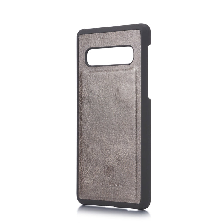 DG.MING Crazy Horse Texture Flip Detachable Magnetic Leather Case for Samsung Galaxy S10 Plus, with Holder & Card Slots & Wallet