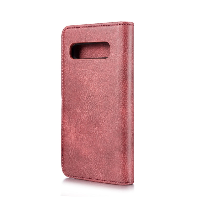 DG.MING Crazy Horse Texture Flip Detachable Magnetic Leather Case for Samsung Galaxy S10 Plus, with Holder & Card Slots & Wallet