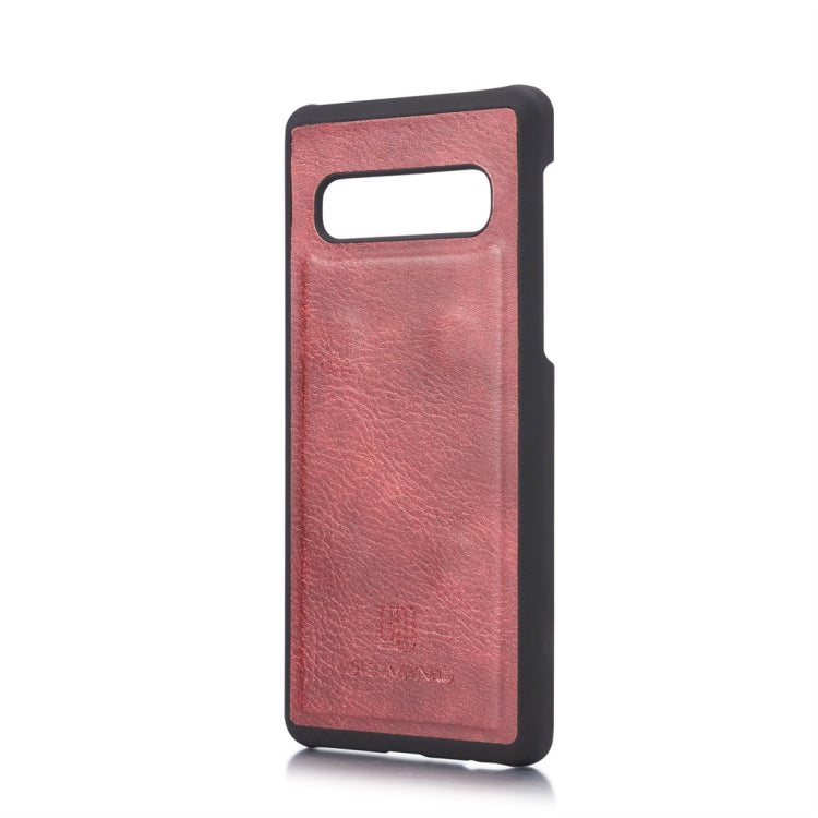DG.MING Crazy Horse Texture Flip Detachable Magnetic Leather Case for Samsung Galaxy S10 Plus, with Holder & Card Slots & Wallet