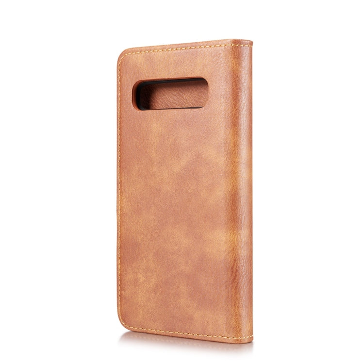 DG.MING Crazy Horse Texture Flip Detachable Magnetic Leather Case for Samsung Galaxy S10 Plus, with Holder & Card Slots & Wallet