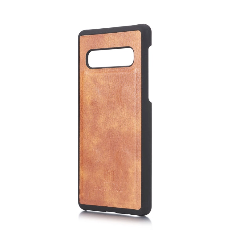 DG.MING Crazy Horse Texture Flip Detachable Magnetic Leather Case for Samsung Galaxy S10 Plus, with Holder & Card Slots & Wallet