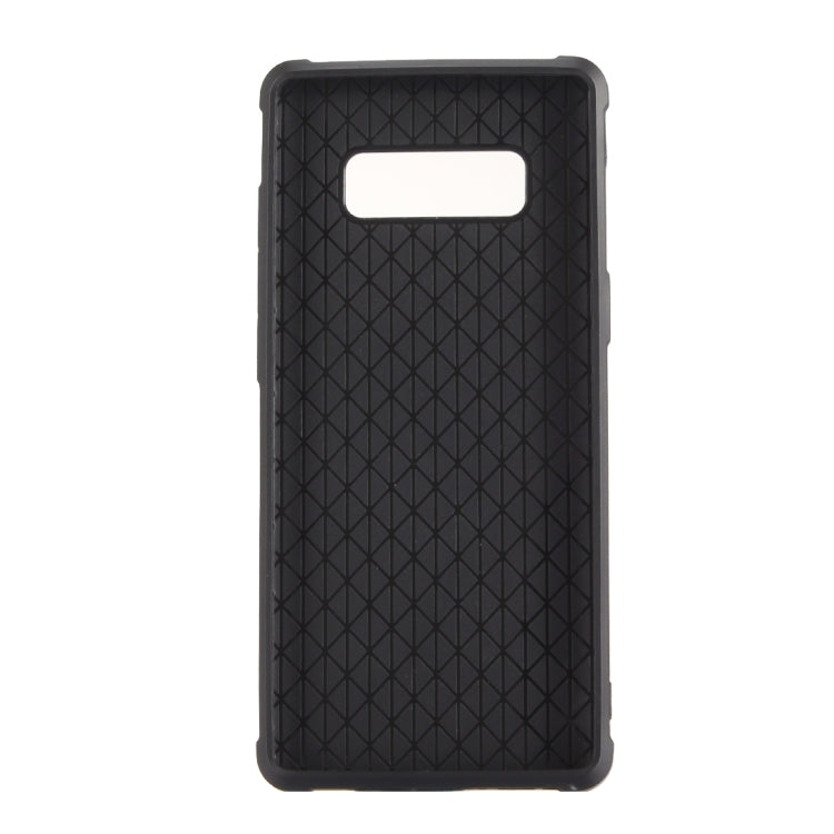 For Galaxy Note 8 Dropproof Protective Soft TPU Back Case Cover (Black)