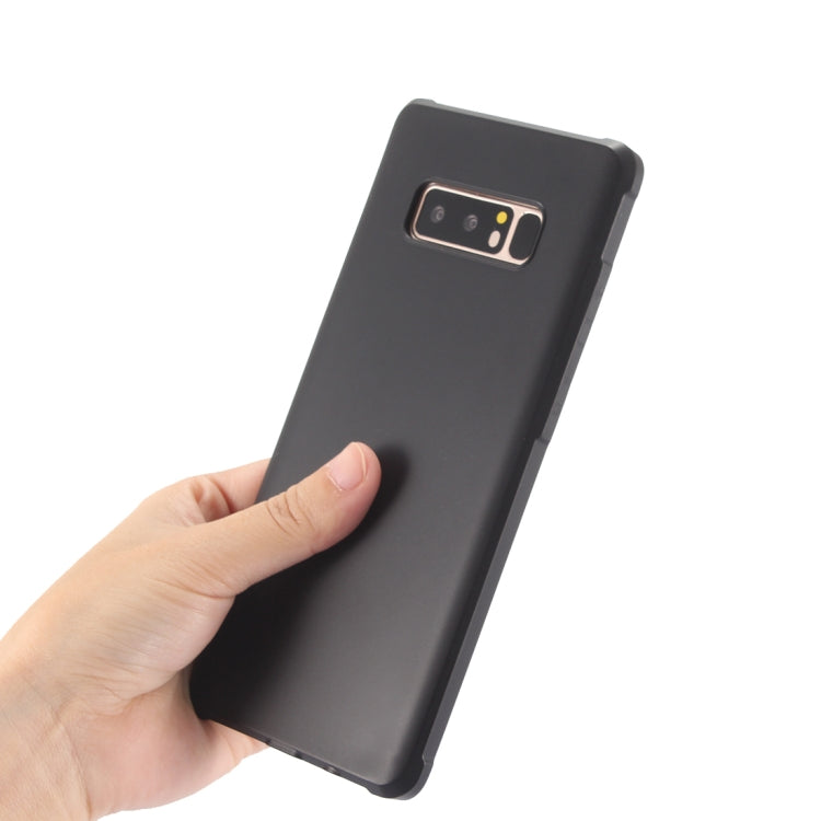For Galaxy Note 8 Dropproof Protective Soft TPU Back Case Cover (Black)