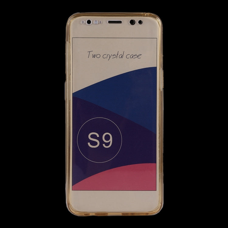 For Galaxy S9 0.75mm Double-sided Ultra-thin Transparent TPU Protective Case