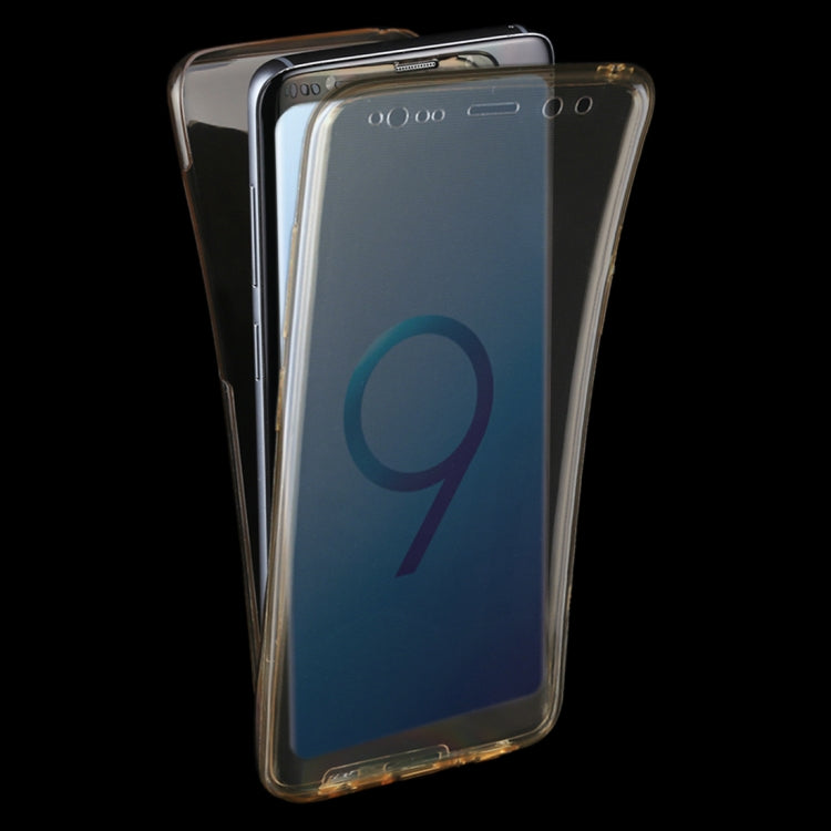 For Galaxy S9 0.75mm Double-sided Ultra-thin Transparent TPU Protective Case