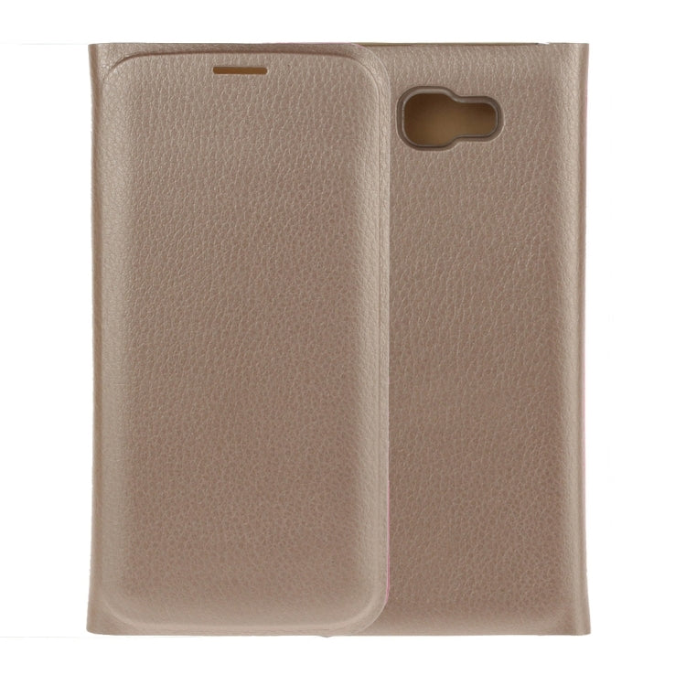 For Galaxy A5 (2017) / A520 Pure Colour Horizontal Flip  Leather Protective Case with Card Slot