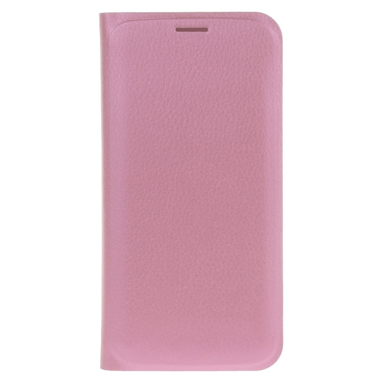 For Galaxy A7 (2017) / A720 Pure Colour Horizontal Flip Leather Protective Case with Card Slot