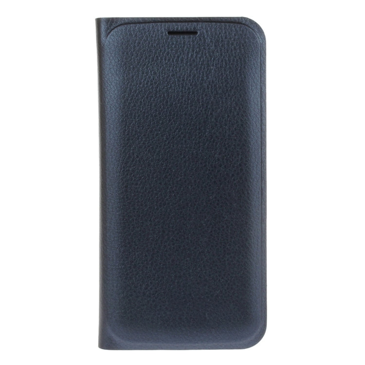 For Galaxy A7 (2017) / A720 Pure Colour Horizontal Flip Leather Protective Case with Card Slot