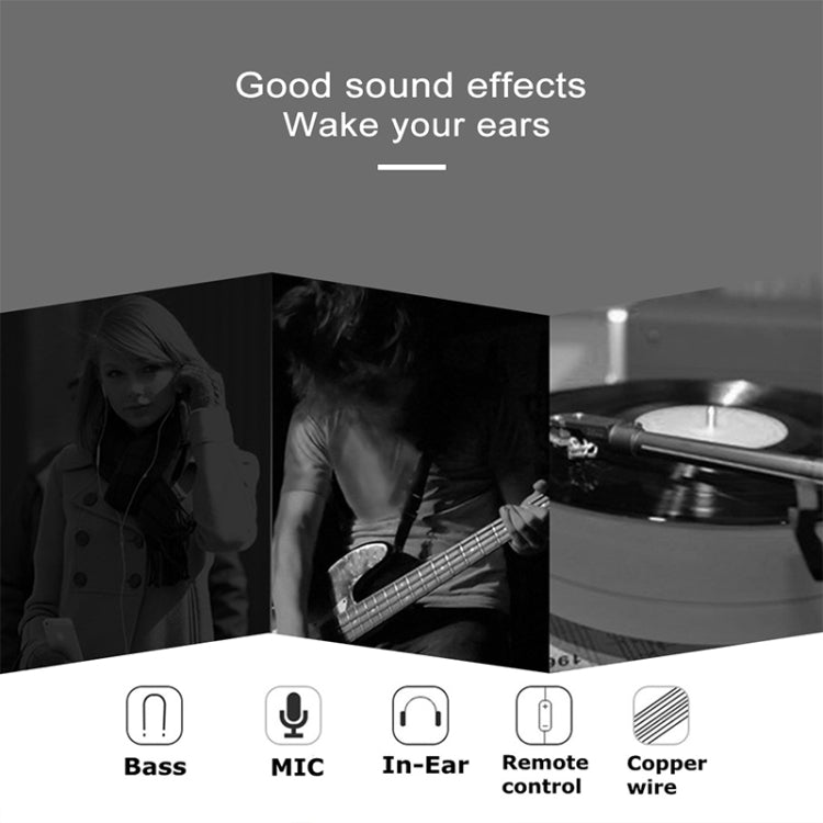 MTS D12 3.5mm Stereo In-ear Wired Control Earphone, Supports Hands-free Calling, Cable Length: 1.2m