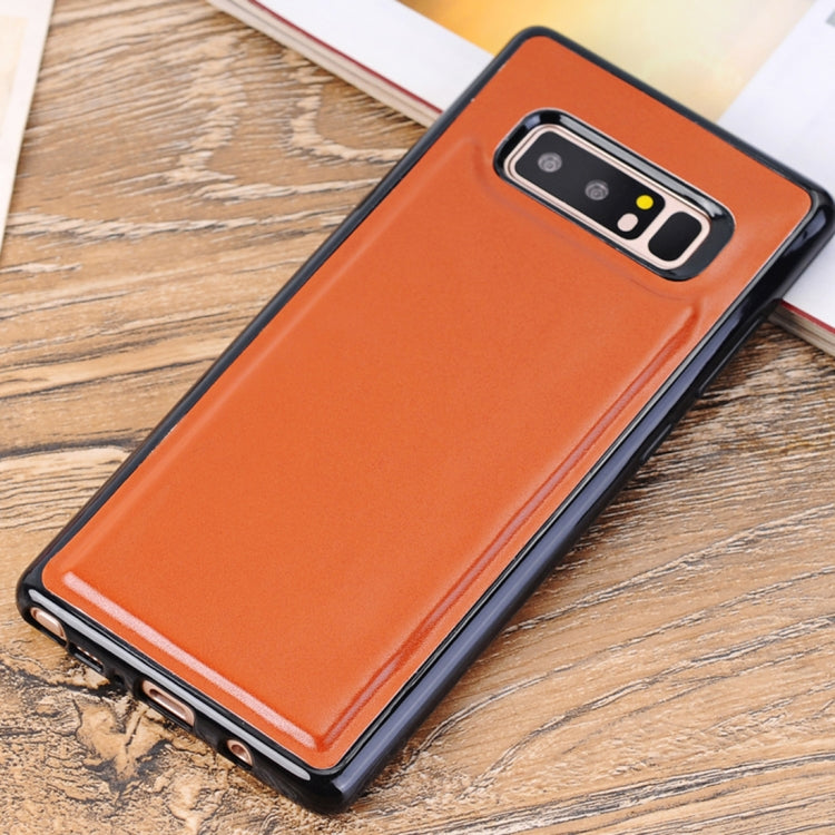 For Galaxy Note 8 PU Leather 3-layer 2 in 1 Horizontal Flip Protective Case with Card Slots & Wallet