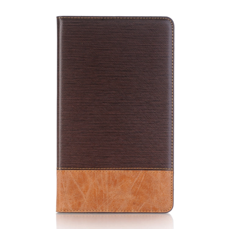 For Galaxy Tab A 8.0 (2017) / T385 Cross Texture Horizontal Flip Case Cover with Card Slots & Holder & Wallet