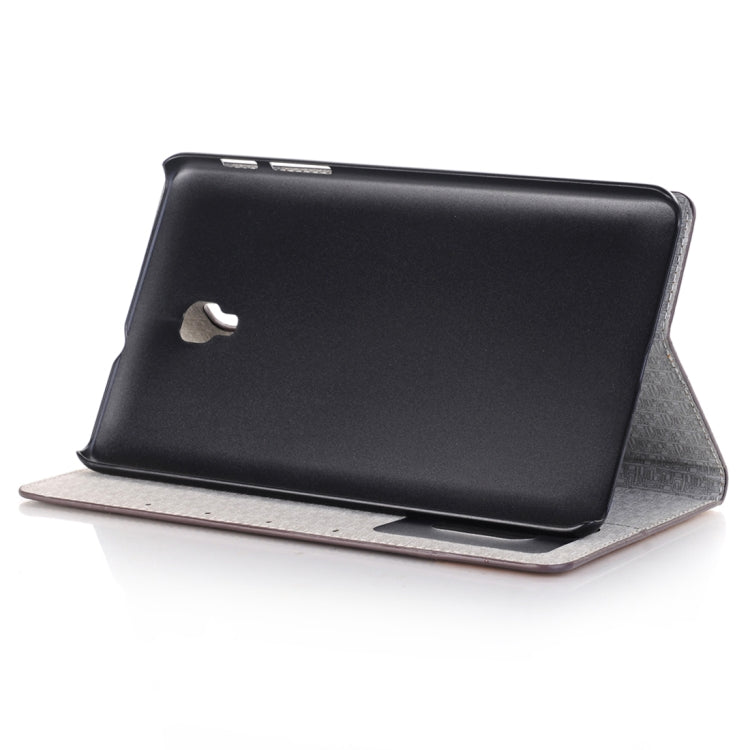 For Galaxy Tab A 8.0 (2017) / T385 Cross Texture Horizontal Flip Case Cover with Card Slots & Holder & Wallet