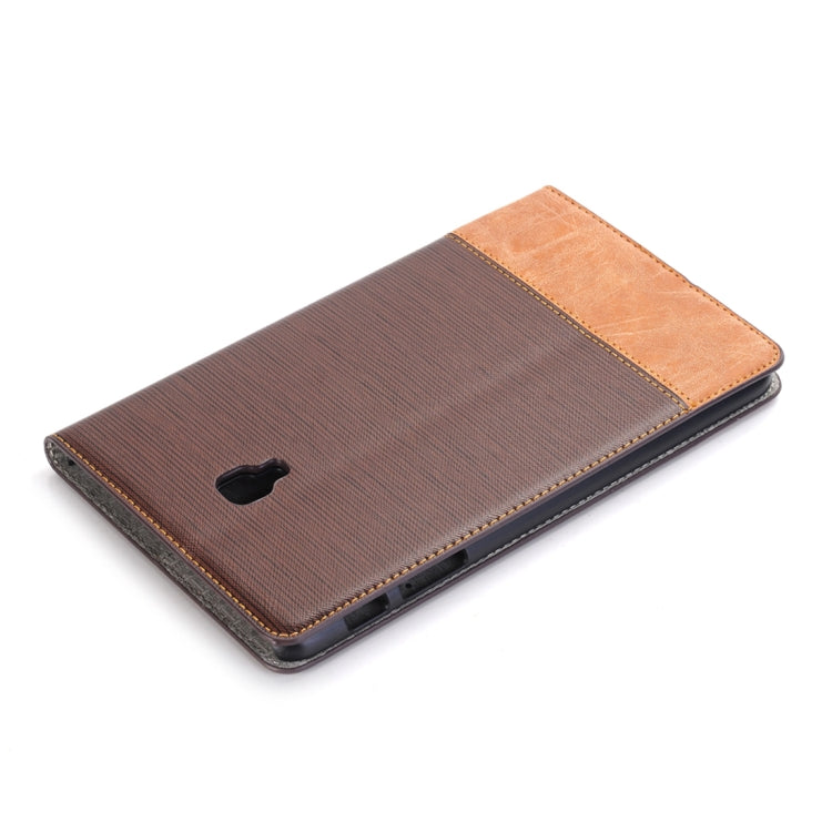 For Galaxy Tab A 8.0 (2017) / T385 Cross Texture Horizontal Flip Case Cover with Card Slots & Holder & Wallet