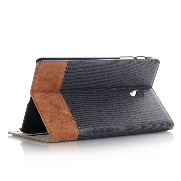 For Galaxy Tab A 8.0 (2017) / T385 Cross Texture Horizontal Flip Case Cover with Card Slots & Holder & Wallet