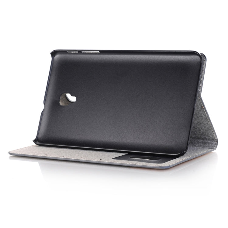 For Galaxy Tab A 8.0 (2017) / T385 Cross Texture Horizontal Flip Case Cover with Card Slots & Holder & Wallet