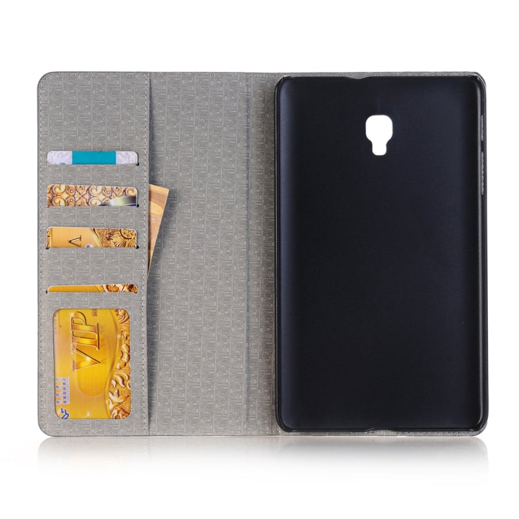 For Galaxy Tab A 8.0 (2017) / T385 Cross Texture Horizontal Flip Case Cover with Card Slots & Holder & Wallet