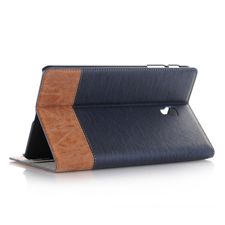 For Galaxy Tab A 8.0 (2017) / T385 Cross Texture Horizontal Flip Case Cover with Card Slots & Holder & Wallet