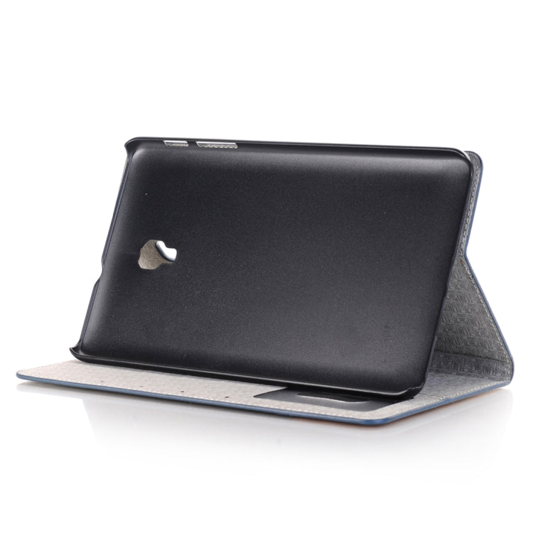 For Galaxy Tab A 8.0 (2017) / T385 Cross Texture Horizontal Flip Case Cover with Card Slots & Holder & Wallet