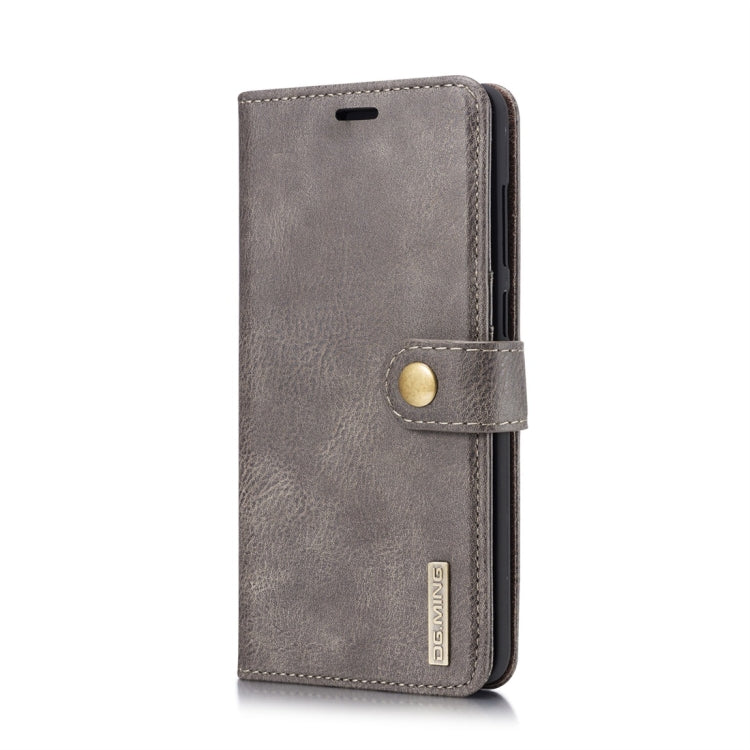DG.MING Crazy Horse Texture Flip Detachable Magnetic Leather Case for Galaxy A9 (2018), with Holder & Card Slots & Wallet