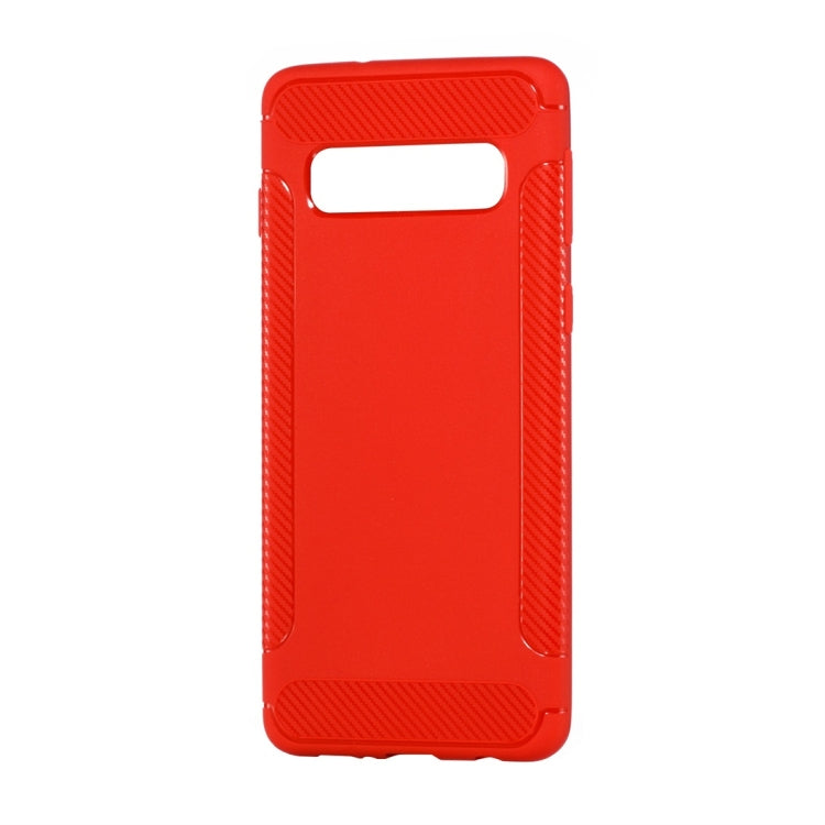 Carbon Fiber Anti-slip TPU Protective Case for Galaxy S10