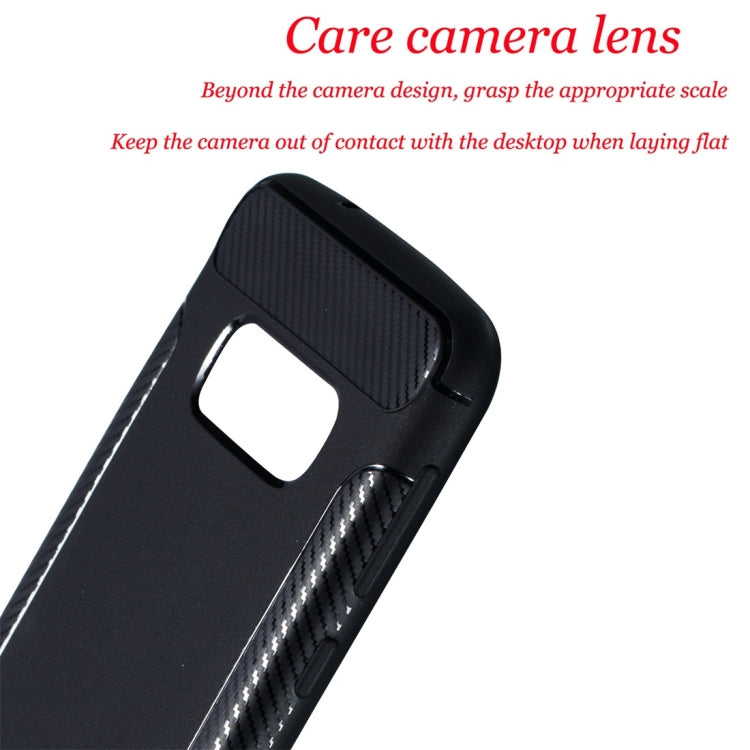 Carbon Fiber Anti-slip TPU Protective Case for Galaxy S10 E