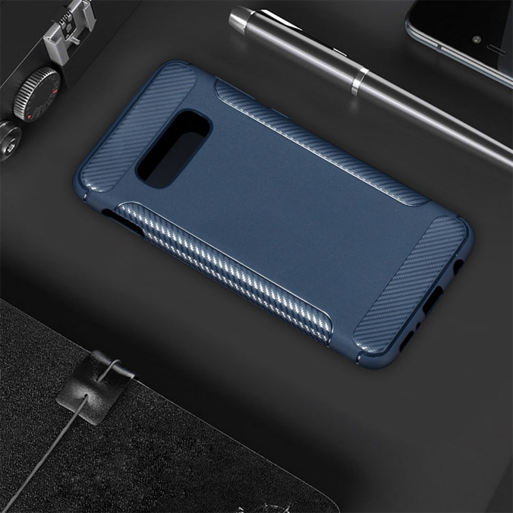 Carbon Fiber Anti-slip TPU Protective Case for Galaxy S10 E