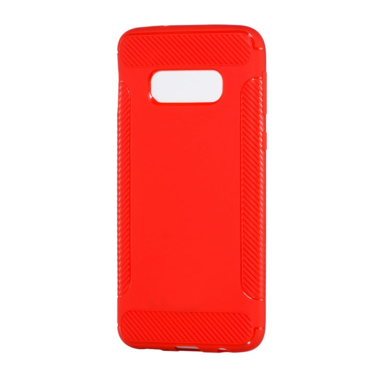 Carbon Fiber Anti-slip TPU Protective Case for Galaxy S10 E
