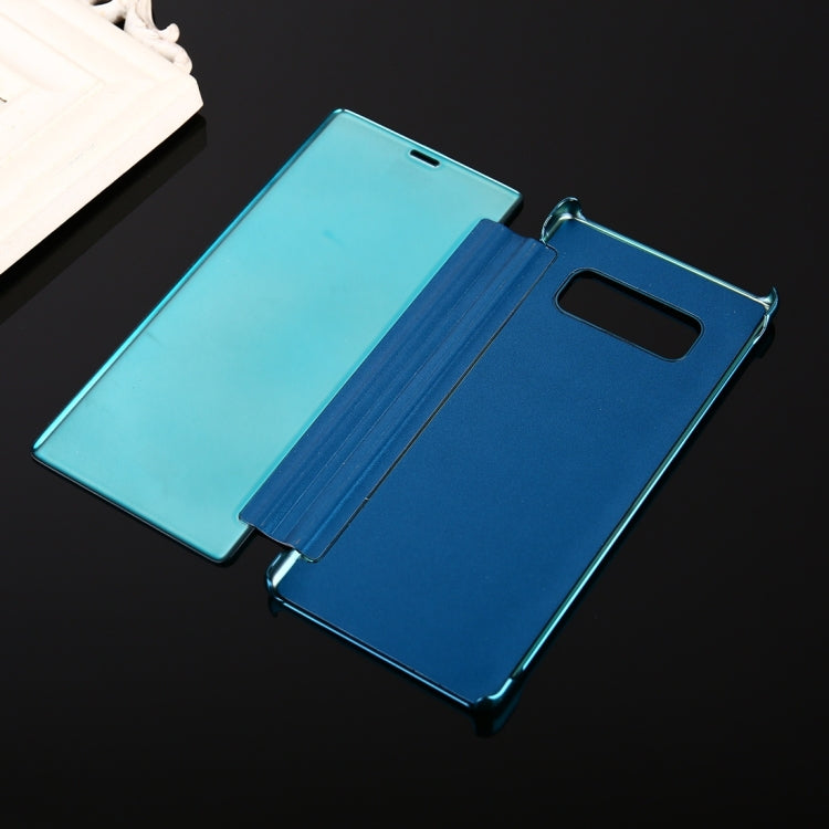 For Galaxy Note 8 Electroplating Mirror Horizontal Flip Leather Case
