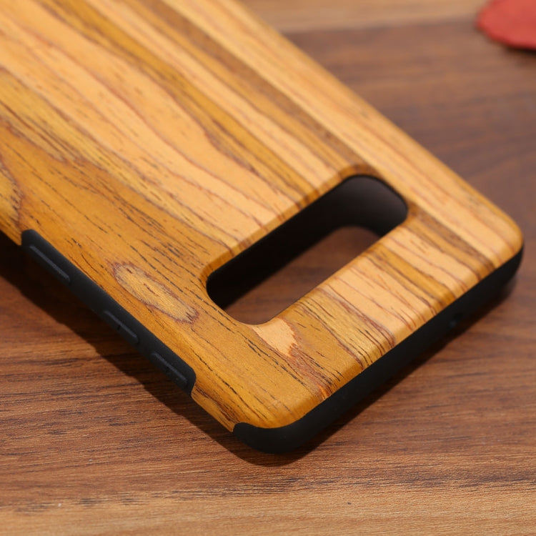 Shockproof TPU + Wood Protective Case for Galaxy S10 E