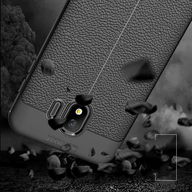 Litchi Texture TPU Case for Galaxy J4 2018 (EU Version)