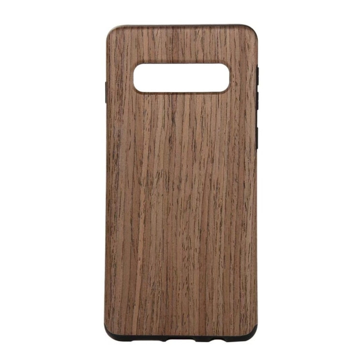 Shockproof TPU + Wood Protective Case for Galaxy S10 Plus