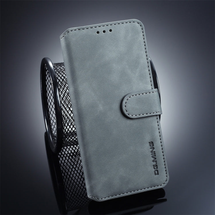 DG.MING Retro Oil Side Horizontal Flip Case for Galaxy S10 Plus, with Holder & Card Slots & Wallet